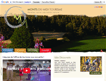Tablet Screenshot of monts-du-midi-tourisme.com